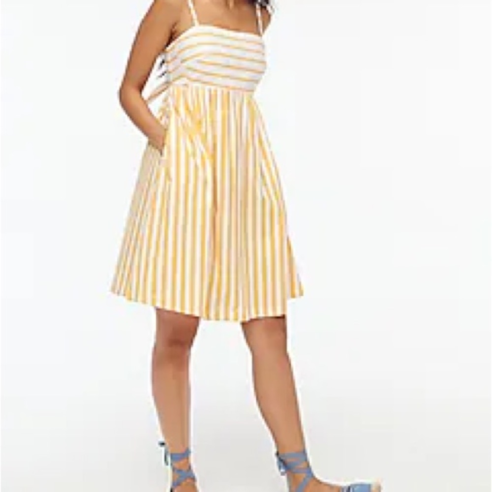 NWT JCrew Strappy Tie Back Mini Dress size 8